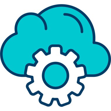 dişli simgesi vektör illüstrasyonu