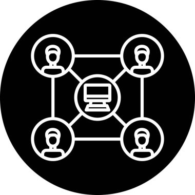 seo modern simgesinin vektör illüstrasyonu