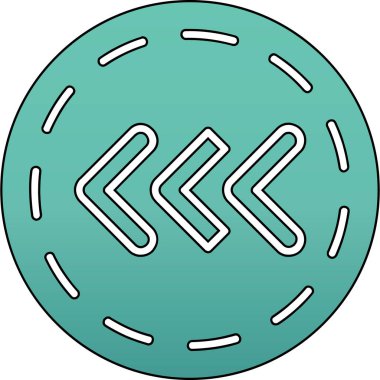 Mavi ve yeşil arkaplanlı şirin bir simgenin vektör çizimi