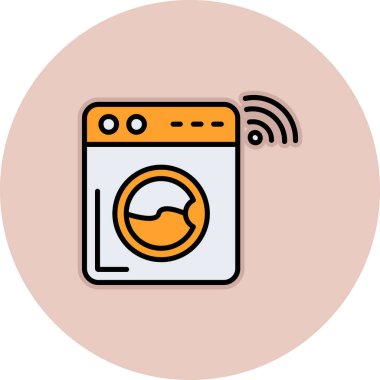 Modern bir simgenin vektör illüstrasyonu