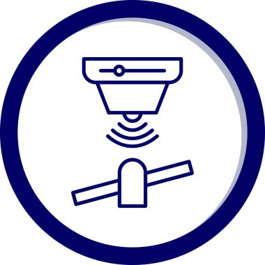 Bir sinyal simgesinin vektör illüstrasyonu