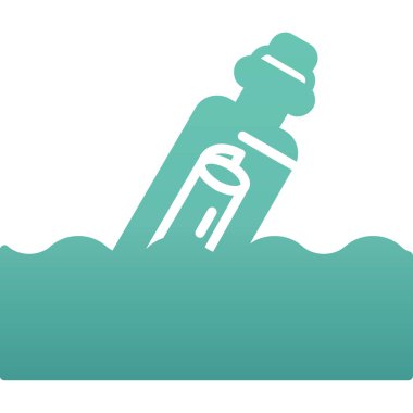 Su. Web simgesi basit illüstrasyon