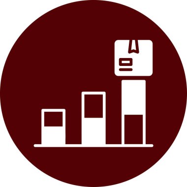 Ofisin vektör simgesi ve kahveli ticari bina