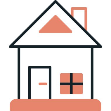 ev simgesi vektör illüstrasyonu