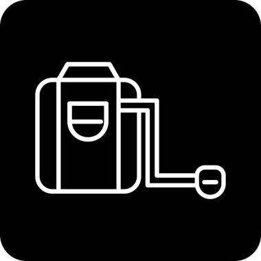 gaz yakıt ikonu, vektör illüstrasyonu