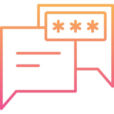 parola ikonu vektör illüstrasyonu