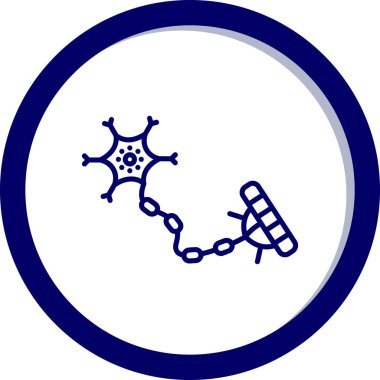 DNA molekül vektör çizimi