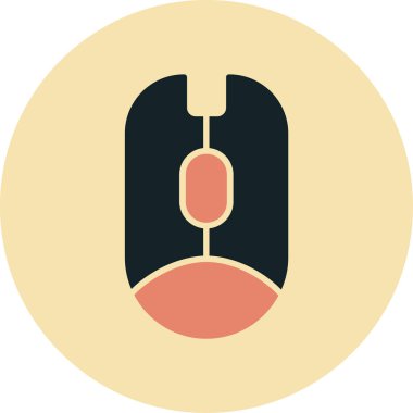 Modern bir bilgisayar fare simgesinin vektör çizimi