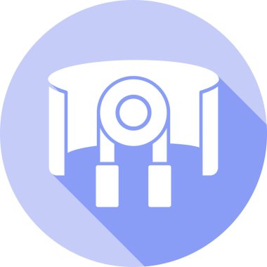 Modern araba tamirinin vektör çizimi