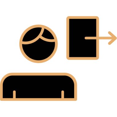 Yatağa. Web simgesi basit illüstrasyon