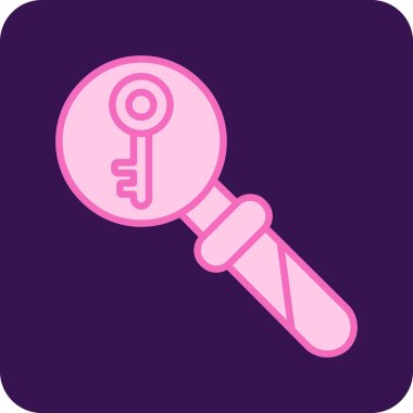 Anahtar. Web simgesi basit illüstrasyon