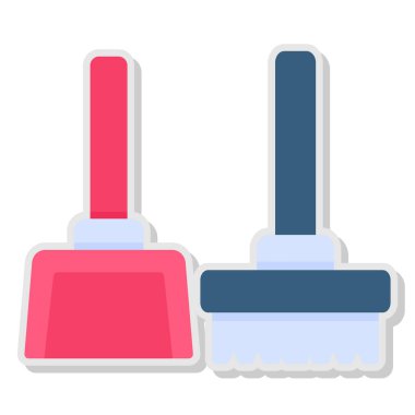 Temizlik hizmeti vektör simgesi