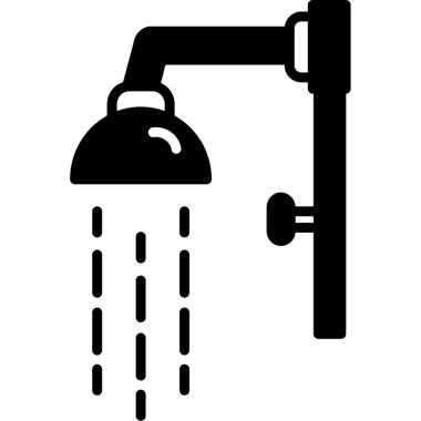 Duş musluk vektör simgesi