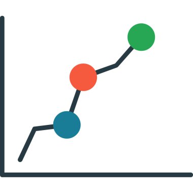 Grafik Düz Vektör Simgesi Tasarımı
