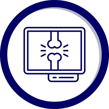 Bilgisayar. Web simgesi basit illüstrasyon