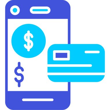 Dolu dolar kredi kartı simgesi - taslak biçimi