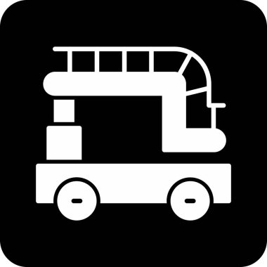 bus simgesi vektör illüstrasyonu