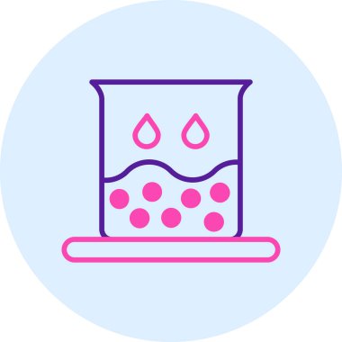 Su. Web simgesi vektör illüstrasyonu