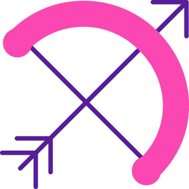 Bir bayrak simgesinin vektör illüstrasyonu