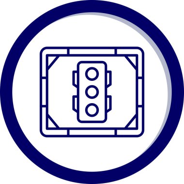 Vektör trafik ışığı simgesi