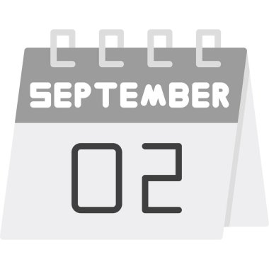 Takvim simgesi tasarımı, vektör illüstrasyonu 10 birim.