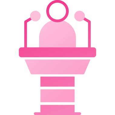 Pembe duş başlığı kız şeklinde.