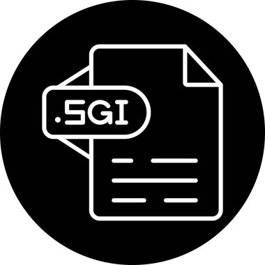 dosya biçimi simgesi, vektör illüstrasyonu