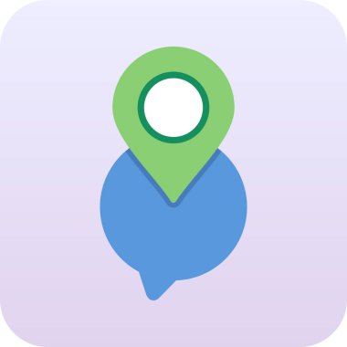 Harita işaretleyici vektör simgesi