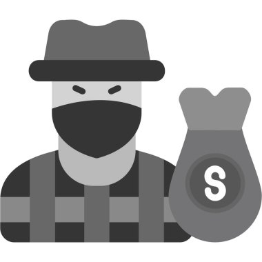 Tek bir simgenin vektör illüstrasyonu