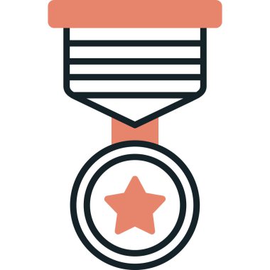 Kupa. Web simgesi basit illüstrasyon