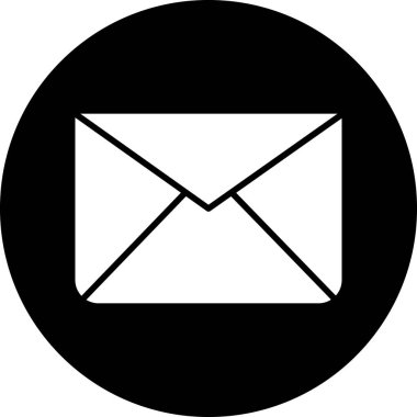 e- posta harf vektörü simgesi