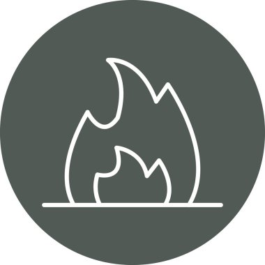 vektör ateş simgesi illüstrasyonu