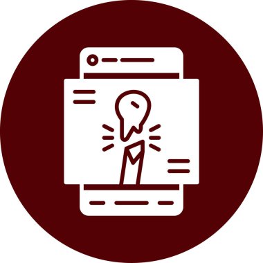 Modern eğitim ikonunun vektör illüstrasyonu