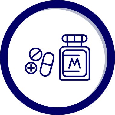 Haplar. Web simgesi basit illüstrasyon