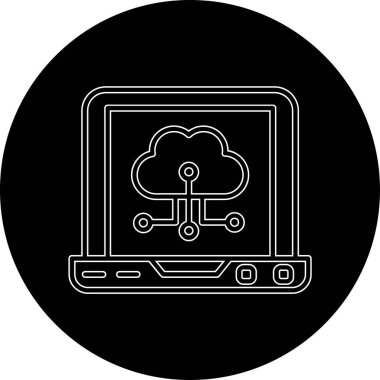 vektör dizüstü simgesi illüstrasyonu