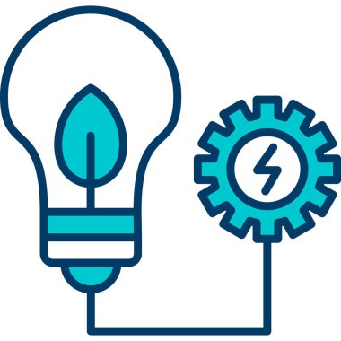 Ampul. Web simgesi basit tasarım