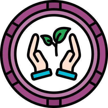 ekoloji koruma ortamı simgesi