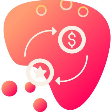 Dolar simgesi. vektör illüstrasyonu