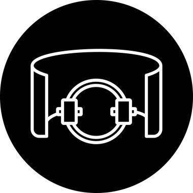 Modern b 'nin vektör illüstrasyonu eksik simgesi