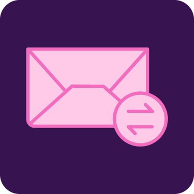 zarf simgesi vektör illüstrasyonu