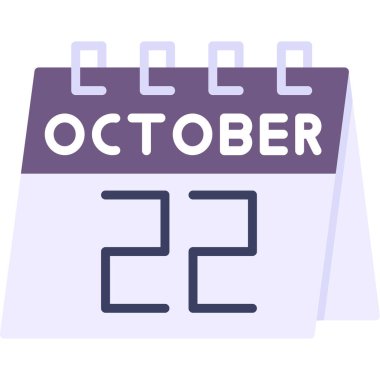 Takvim simgesi tasarımı, vektör illüstrasyonu