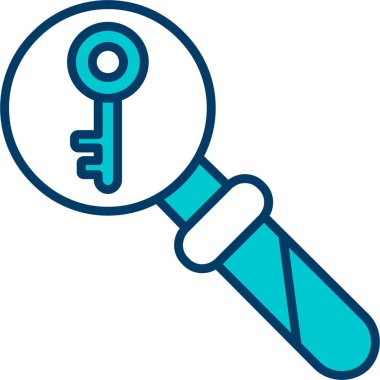 Anahtar. Web simgesi basit illüstrasyon