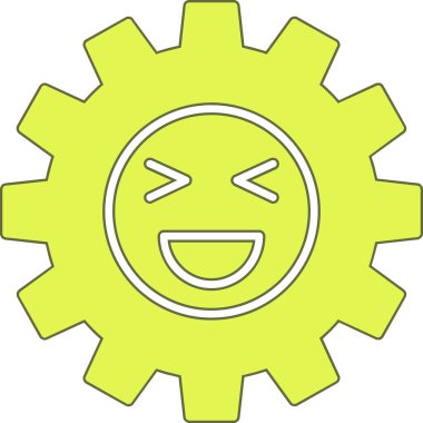 Mutlu yüz. resimleme tasarımı