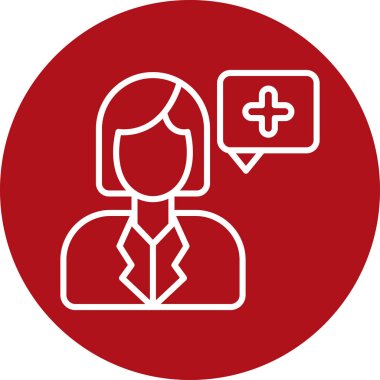 Doktor Simge vektör illüstrasyonu