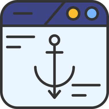 Web simgesi tasarımı vektör illüstrasyonu