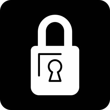 ikon vektör illüstrasyonunu kilitle