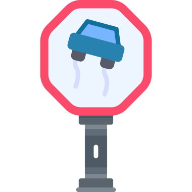 araba park lambası simgesi