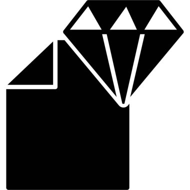 Elmas elmas simgesi.