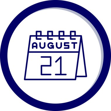 Tarih takviminde 2 Ağustos ve takvim günü simgesi