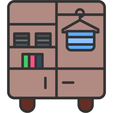 Dükkan. Web simgesi basit illüstrasyon